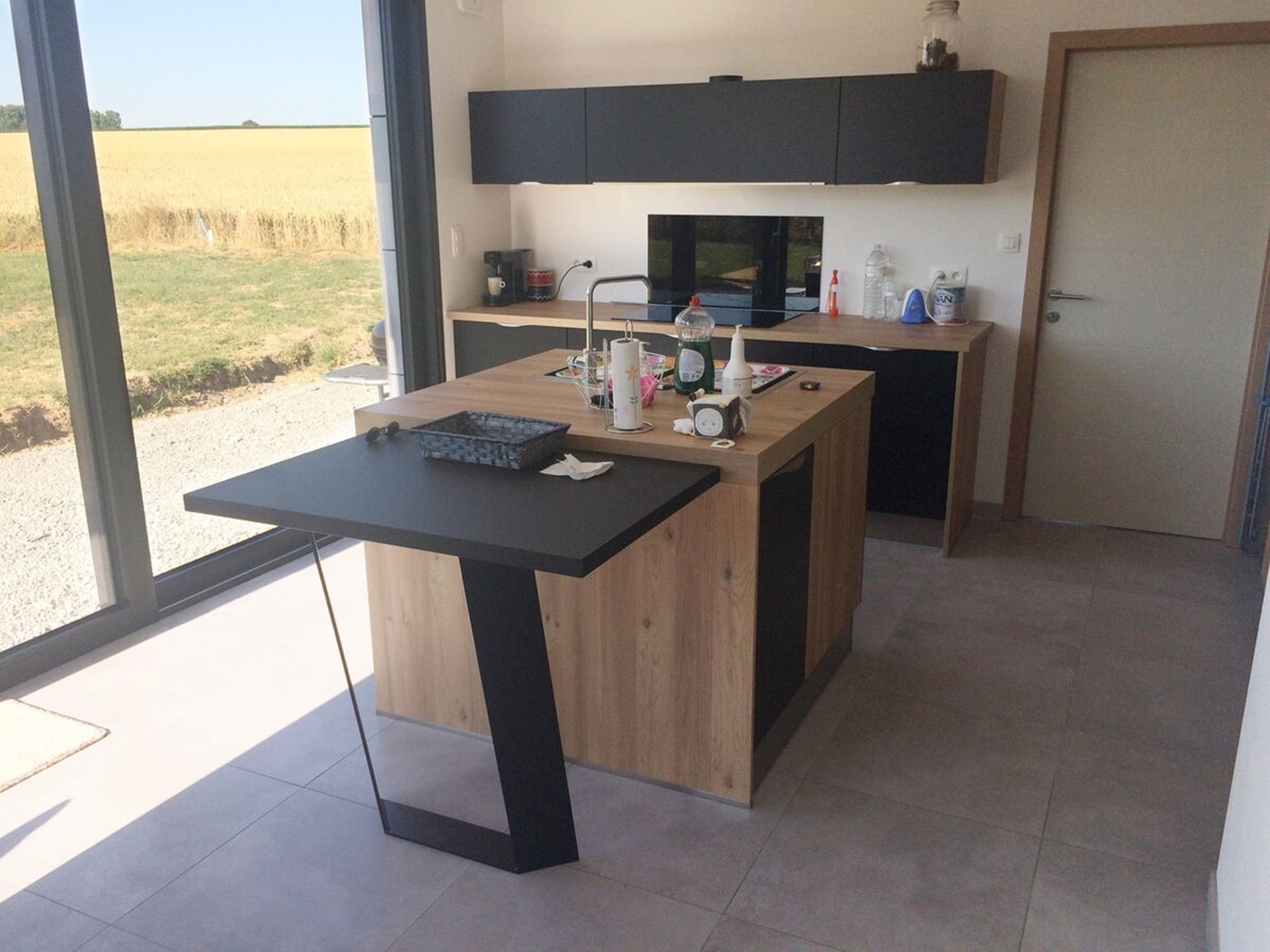 Cuisine équipée sur mesure Velvet Noir Soft