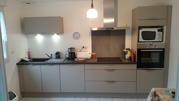 Cuisine équipée sur mesure Vega Prem'S Gris minéral