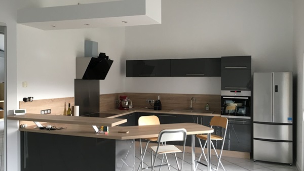 Cuisine équipée sur mesure Trend + Quartz métal