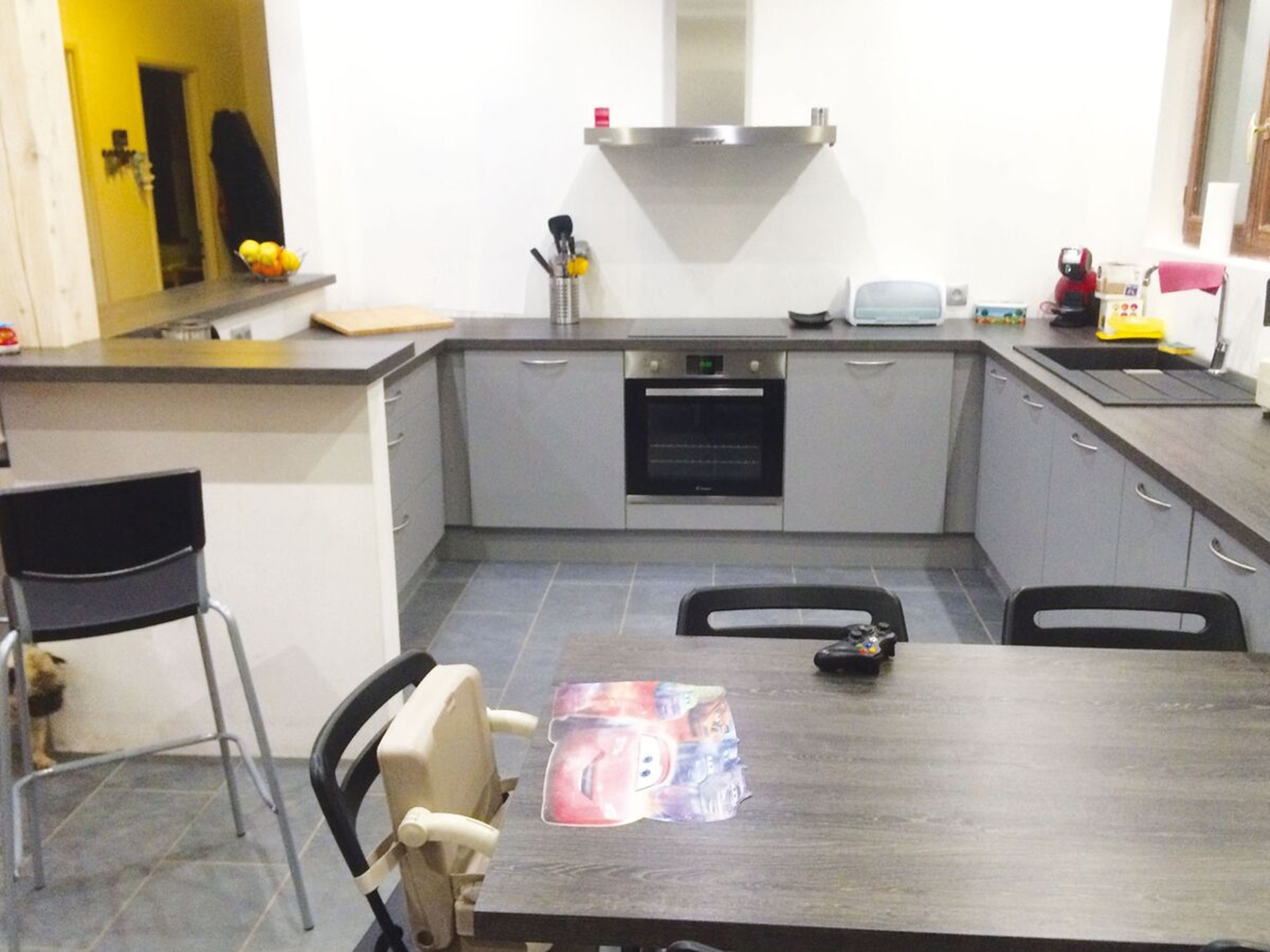 Cuisine équipée sur mesure Vega Prem'S Gris minéral