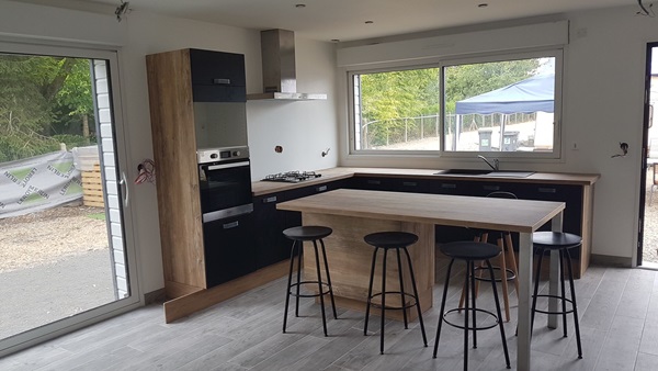 Cuisine équipée sur mesure Vega Prem's Black