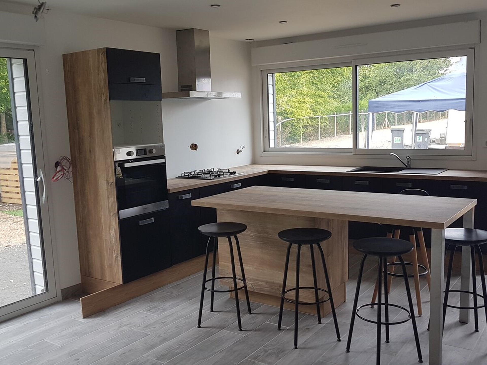 Cuisine équipée sur mesure Vega Prem's Black