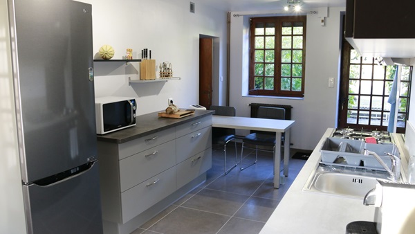 Cuisine équipée sur mesure Vega Prem's Ombre et Gris Mistigris