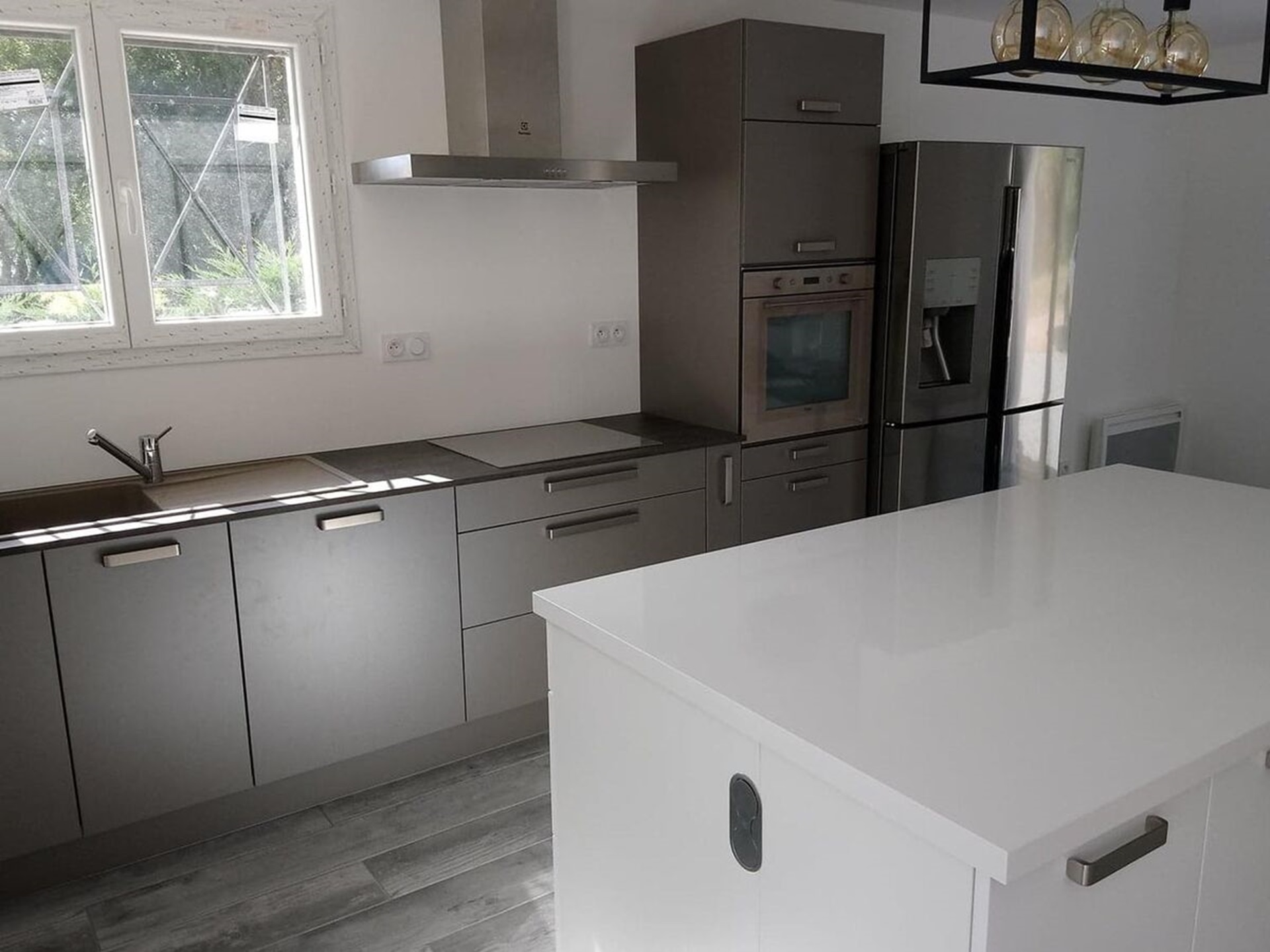 Cuisine équipée sur mesure Trend Quartz Métal