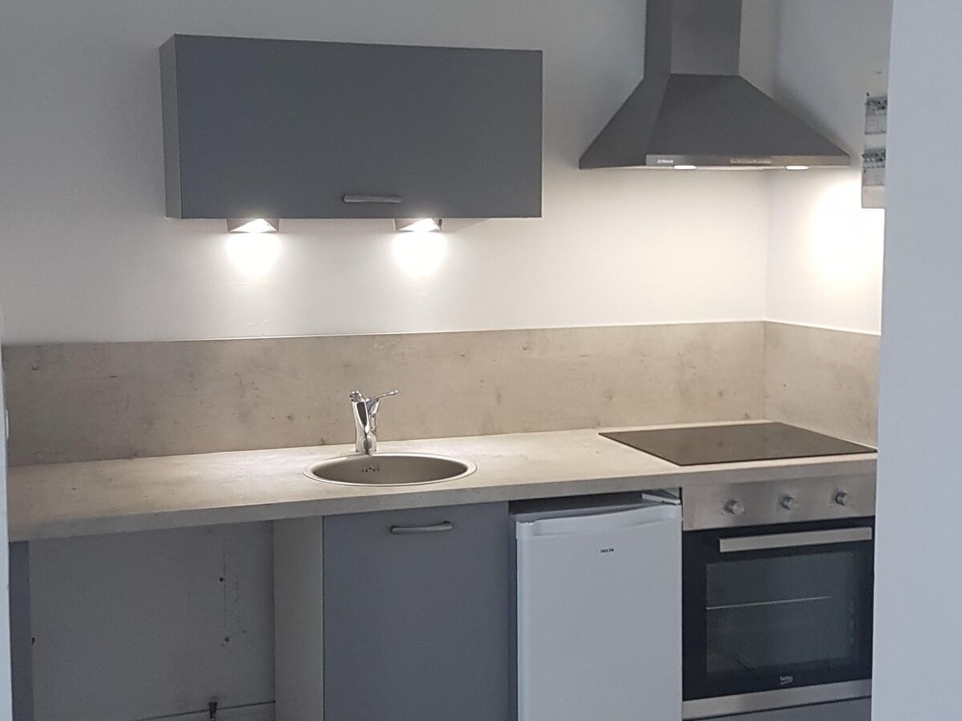 Cuisine équipée sur mesure Vega Prem's Gris Minéral