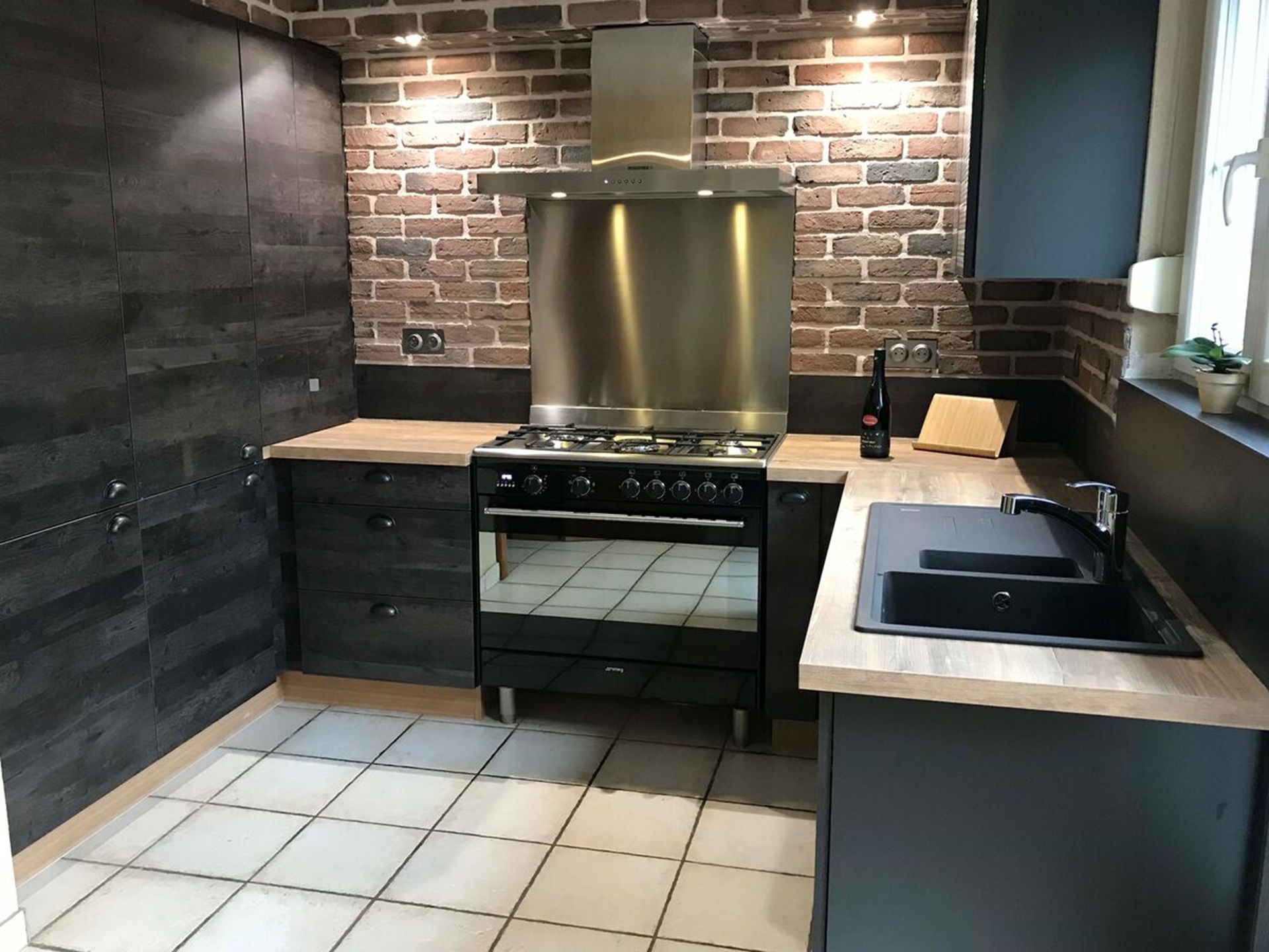 Cuisine équipée sur mesure Trend Woody Dark