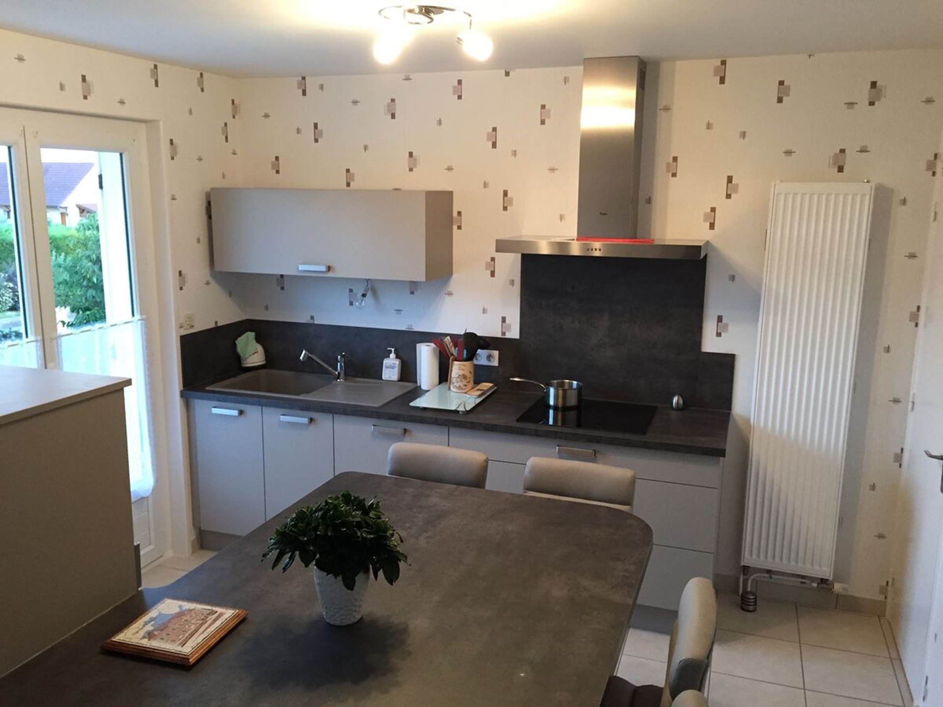 Cuisine équipée sur mesure Trend + Gris minéral