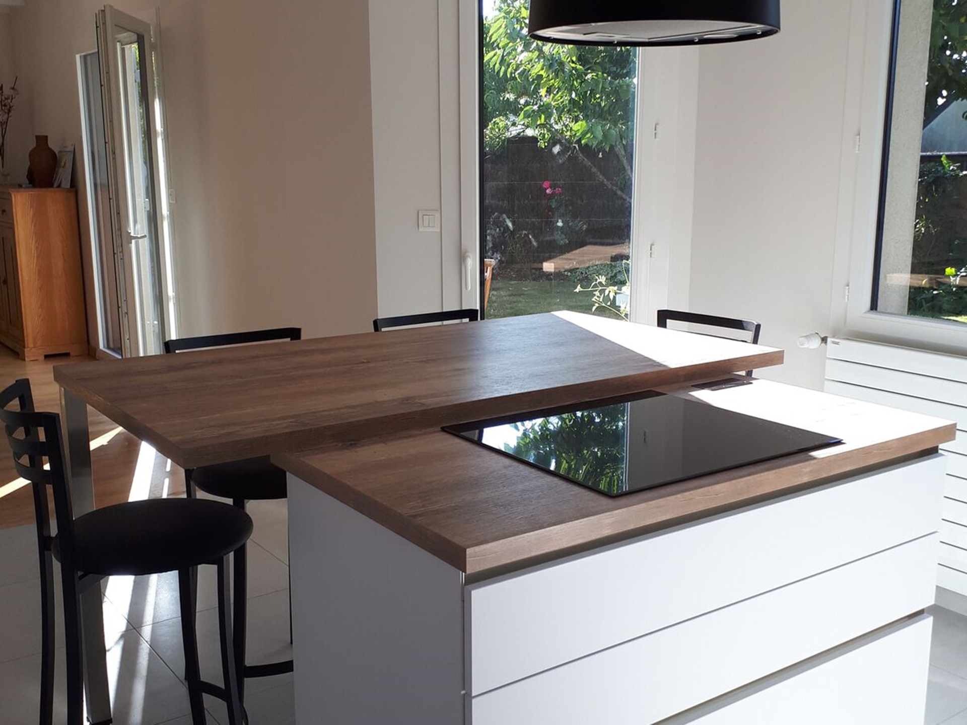 Cuisine avant-après sur mesure Touch Ice Laqué Soft