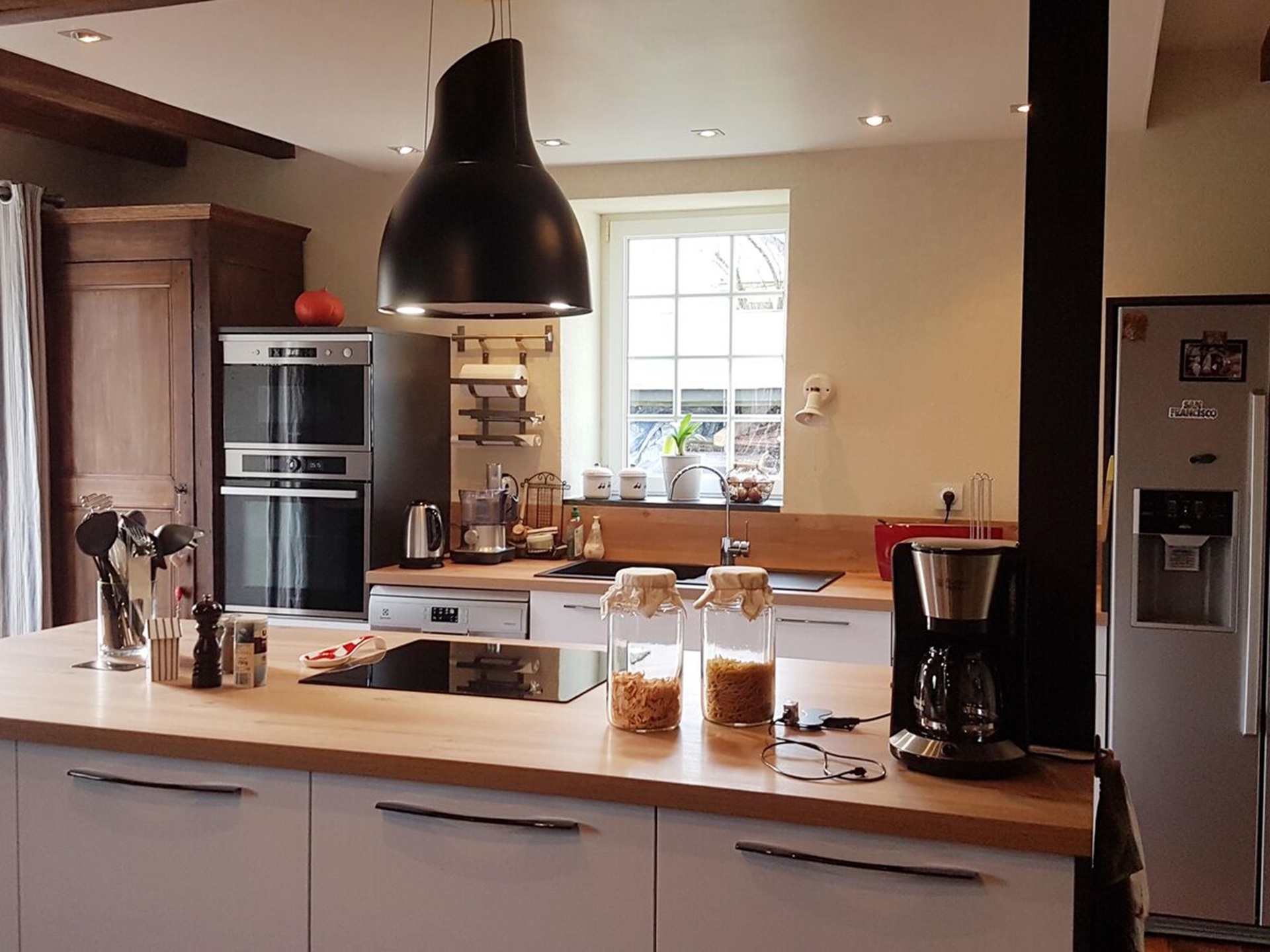 Cuisine avant-après sur mesure Touch Ice Laqué Soft