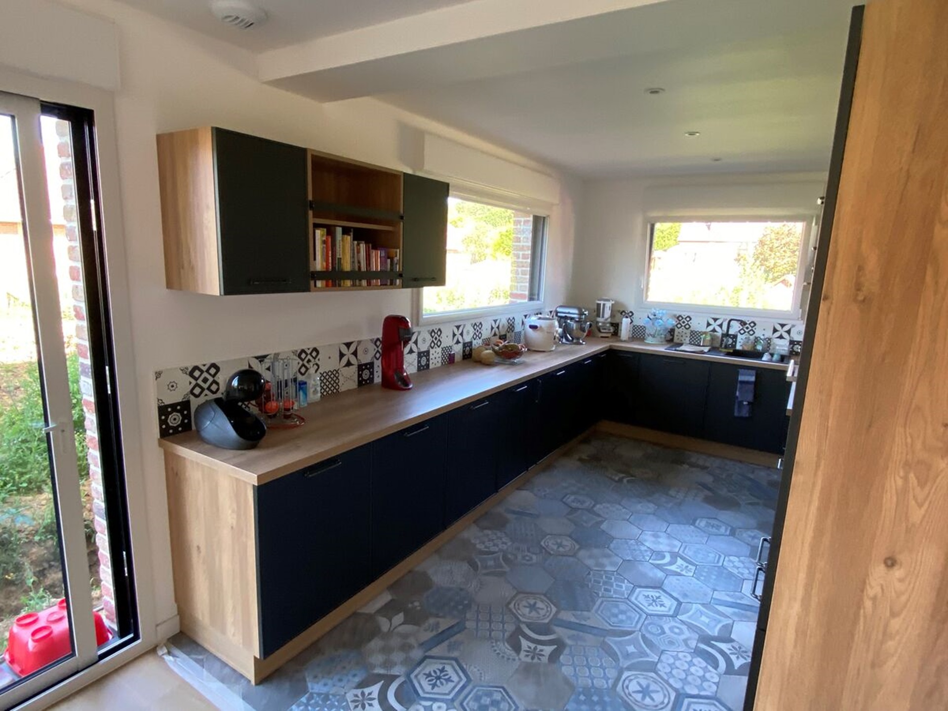 Cuisine équipée sur mesure Square Laqué Métal