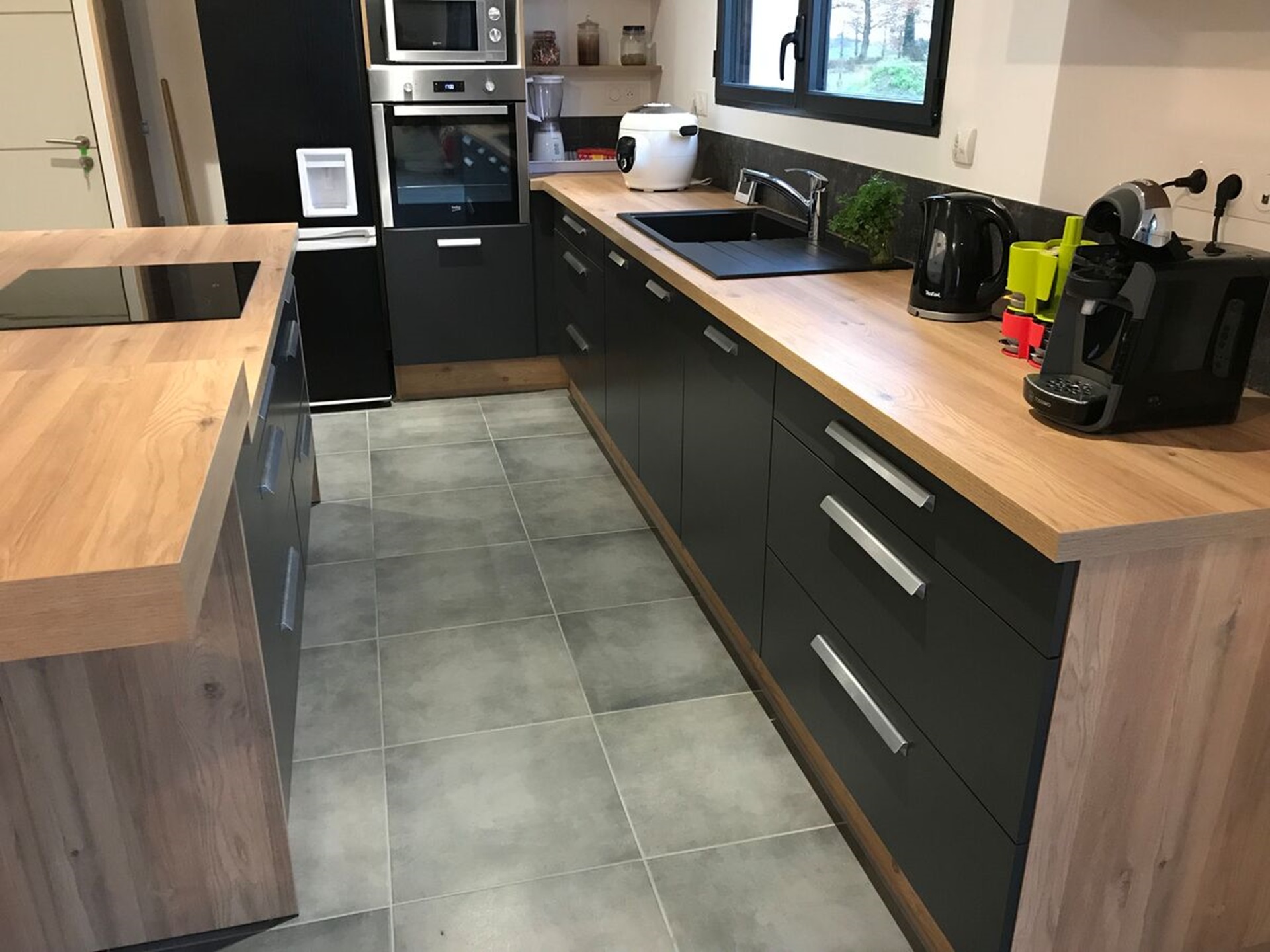 Cuisine avant-après sur mesure Vega Prem's Ombre