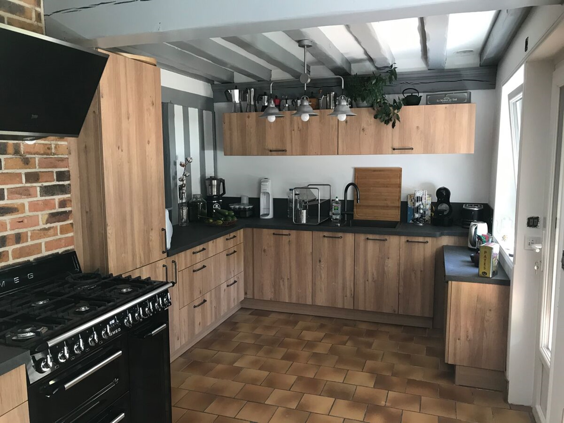 Cuisine équipée sur mesure Trend Chêne Honey