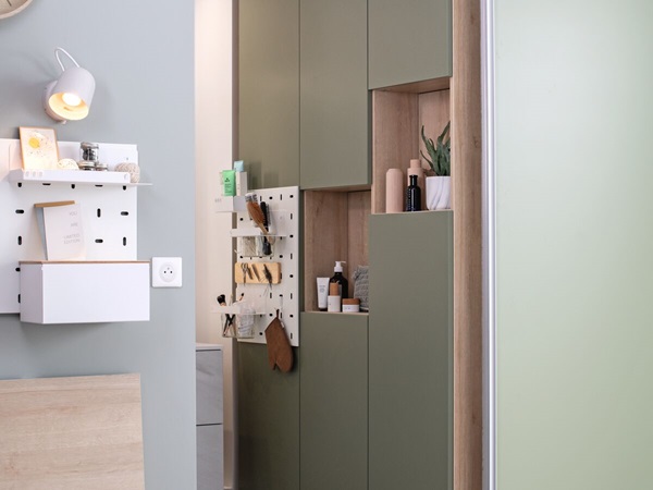 RANGEMENT DOUBLE FACE Vert sauge