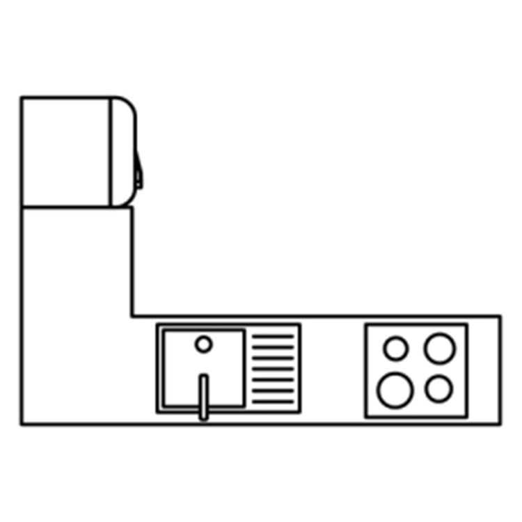 Cuisine équipée en L - Cuisinella